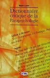 Revue JMG Editions  / Dictionnaire critique de la parapsychologie