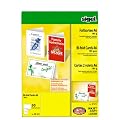Sigel DP671 Faltkarten, hochwei�, Edelkarton (Ink/Laser/Copy), 185 g, A6 (A5), 50 ST