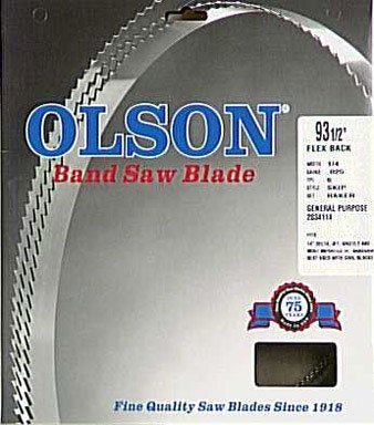 Olson Saw #14593 1/4x93-1/2 6tpi Blade