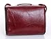Visnow Sweet Mini Faux Leather Handbag Bow Pu Cross Body Shoulder Bag (Wine)