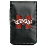 Mississippi State Bulldogs Black Leather Embroidered iPod Case