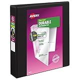 UPC 077711170216 product image for Avery Durable View Binder with 1.5 Inch EZ-Turn Ring, Black, 1 Binder (17021) | upcitemdb.com