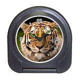 Travel Alarm Clock of Bengal Tiger Cat Animal Wild Africa