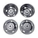 Pacific Dualies 30-1950 Polished 19.5 Inch Stainless Steel Wheel Simulator Kit for 1974-2005 Chevy GMC HD 3500/P30 Truck