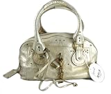 Chloe Handbags (Metallic Gold) Leather Dome Bag 7ES038 7E455