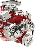 Billet Specialties FM0107PC Long Water Pump Passenger Side Mid Mount Alternator Bracket for Small Block Chevy