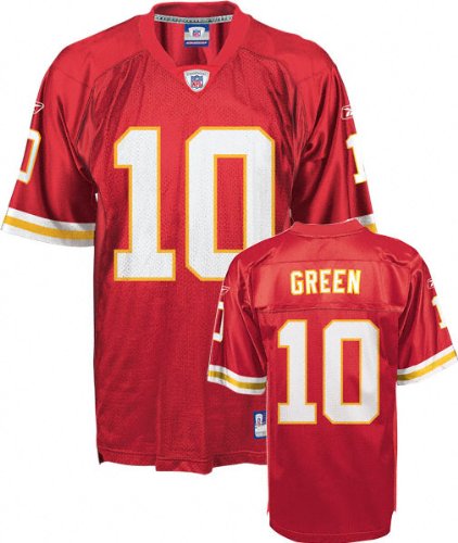Trent Green Kansas City Chiefs Red NFL Replica Jersey