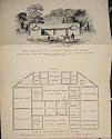 Kennel Kennels Hound Hounds Dog Dogs Antique Print 1841
