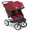Baby Jogger City Elite Double Stroller - Red/Black