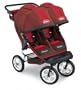 Baby Jogger City Elite Double Stroller - Red/Black