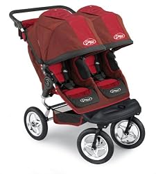 Baby Jogger City Elite Double Stroller - Red/Black