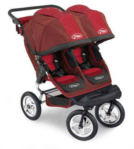 Baby Jogger City Elite Double Stroller - Red/Black
