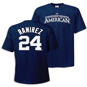 Red Sox - Majestic Men's 08 MLB AllStar Name and Number Tee - Ramirez, Manny
