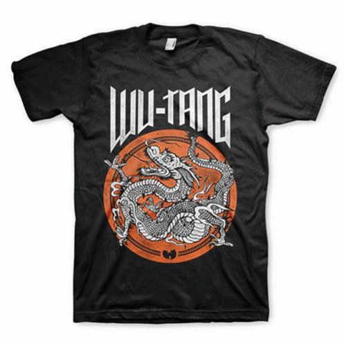  Bravado Men's Wu-Tang Clan Dragon Dot T-Shirt