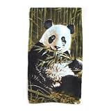 Pandamonium Panda Design Bathroom Hand Towel, Set of 2