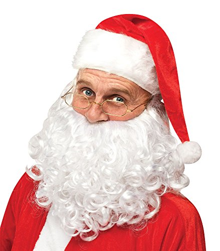 Fun World Costumes Men's Adult Instant Santa Costume, Red/White, One Size