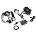 ATC CREE T6 Bulb LED Front White Light Headlamp 1000 Lumens with Mount for Bike with 4 Mode Waterproof