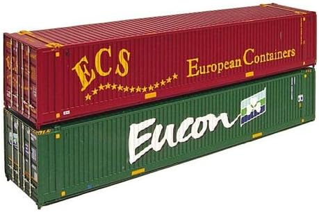Graham Farish 379-370 N 45' Containers Eucon/Ecs (2)