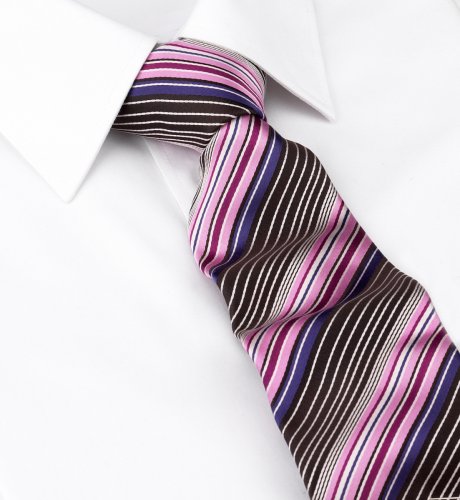 Autograph Pure Silk Rainbow Stripe Tie