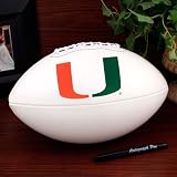 Miami Hurricanes Official Full Size Autograph Football