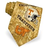 Tennessee Tradition Tie by NCAA - Tan / taupe Silk - B000A0H7XI