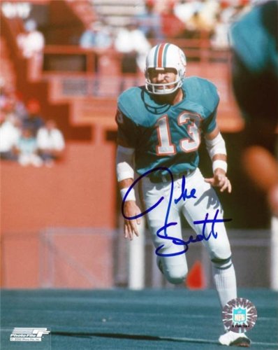 Jake Scott Autographed/Hand Signed Dolphins 8x10 Photo