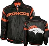 Denver Broncos 2008 Pig Napa Elite Leather Varsity Jacket
