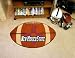 35 NCAA New Mexico State Aggies Chromo Jet Printed Football Shape Rug