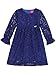 Bonny Billy Girl's A-Line Long Sleeve Blue Lace Kid Dress
