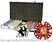 Custom Poker chip Set: Your logo or artwork stamped on the chips. 750 11.5 gram chip w/case & more.