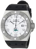 Invicta Men's 0871 Force Collection Silver Dial Black Polyurethane Watch