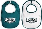 Philadelphia Eagles Newborn 6-9 mos. 2-Pc Team Bib Set