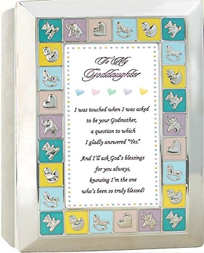 Goddaughter Gift From Godmother - Godchild Photo Album for Baby From Godmother - Holds 80 4x6 Inch Photos