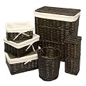 Wicker Works 6-piece Hamper set