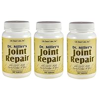 3 Dr. Miller's Joint Repair Joint Pain Relief, 180 Pills, High Potency: Includes Glucosamine, MSM, Chondroitin, Shark Cartilage, and more, Doctor Miller's Joint repair
