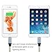 Mscrosmi 2Pack 6ft Nylon Braided Lightning Cable USB Cord Charging Cable for iphone 6s, 6s plus, 6plus, 6, 5SE,5s 5c 5,iPad Mini, Air,iPad5,iPod. Compatible with iOS9.(Gold&Gray)