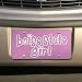 Boise State Broncos Pink Mirrored Boise State Girl License Plate
