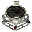 Silver Jewelry Labrodite Gemstone Pendant 2 Inches