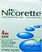 Nicorette 4mg gum 110 pc original