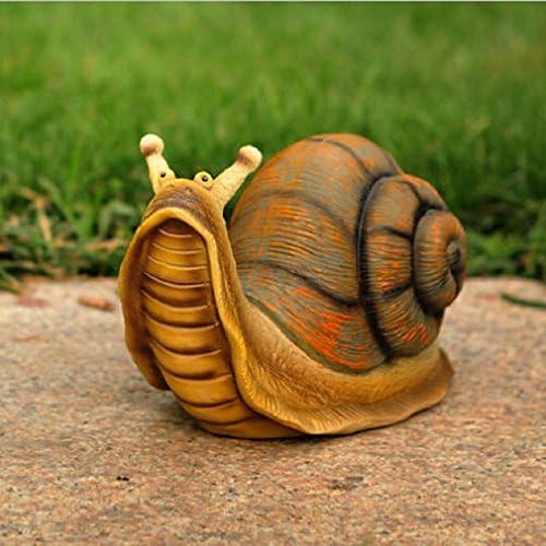 Anna Garden Decor 26 x 12 x 15 CM Resin Emulation Snail Home Outdoor Garden Decor