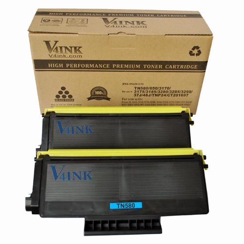 2 Pack V4INK New Compatible Brother TN580/TN520/TN620/TN650 Toner Cartridge-Black On Sale