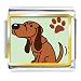 Blood Hound Dog Photo Italian Charms