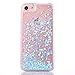 iPhone 6s plus case,iphone 6 plus case, liujie Liquid Cool Quicksand Moving Stars Bling Glitter Floating Dynamic Flowing Case Liquid Cover for Iphone 6s plus 5.5inch (green heart)