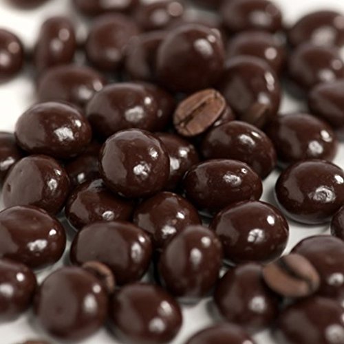 Dark chocolate covered espresso coffee beans (1 pound bag)