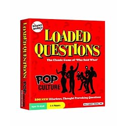 LOADED QUESTIONS POP CULTURE TRAVEL BOARD GAME