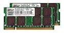 Transcend JetRam ノートPC用増設メモリ PC2-5300(DDR2-667) 4GB KIT(2GB&times;2) 永久保証 JM667QSU-4GK