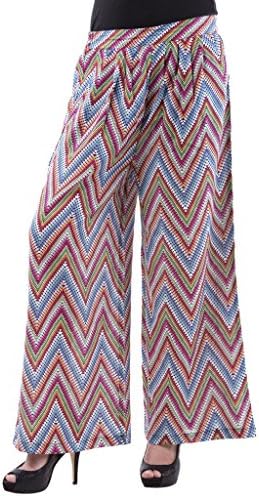 aarr Women's Printed Regular Fit Plazo Small Multi-Coloured