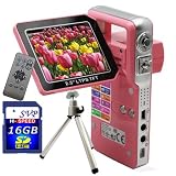 SVP HDDV-3001 12MP Max. 6-in-1 Multi-Functional Camcorder with a 2.5 TFT LCD Monitor!(Free-16GB SDHC Card, a Sturdy Tripod)