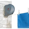 Wenko Clothes Line Jumbo 15 Automatic, Plastic / 18 X 18.5 X 6 Cm