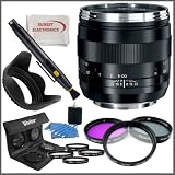 Zeiss 50mm f/2.0 Makro-Planar ZE Macro Lens for Canon EF Mount SLRs + SSE Lens Care Kit: Includes - 3 Piece Professional Filter kit (UV,CPl,FLD) 4 Piece Macro Close-Up Kit (+1+2+4+10) Lens Cleaning Pen, Tulip Lens Hood, Lens Maintenance Kit & SSE Micro Fiber Cleaning Cloth